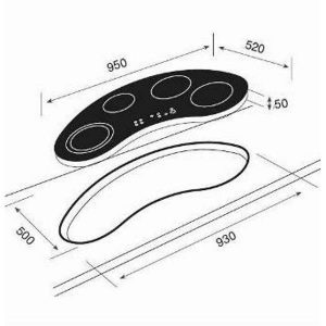 כיריים חשמליות קרמיות TEKA VR TC 95 מתצוגה