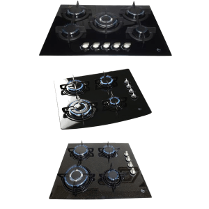 כיריים גז זכוכית שחורה זק"ש Sachs  EF570GB