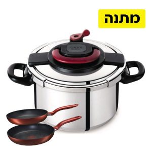 סיר לחץ טפאל 8 ליטר TEFAL CLIPSO PLUS