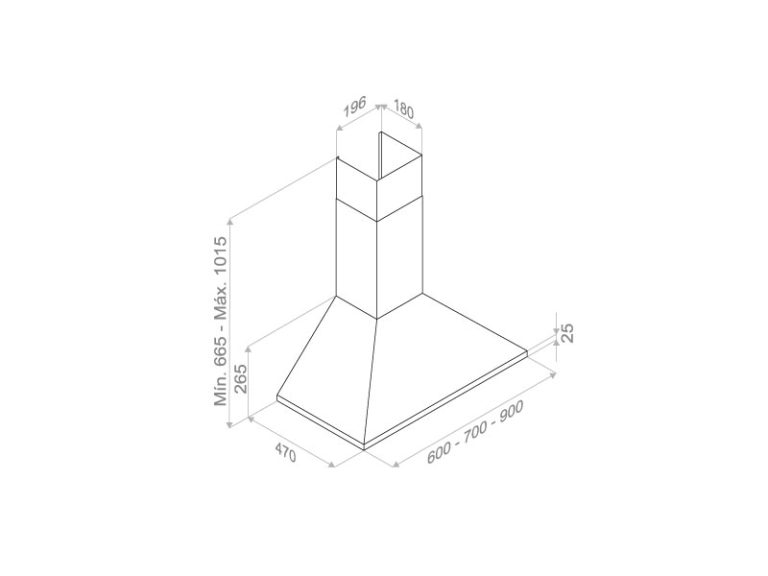 Pando campana extractora esquema P221