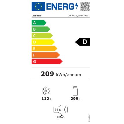 Liebherr CN 5735 energy label