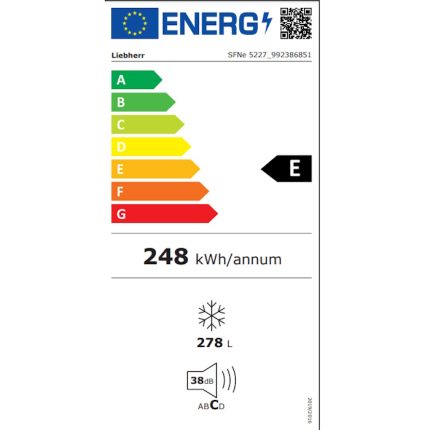 Liebherr SFNe 5227 energy label