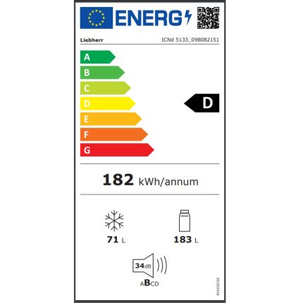 liebherr ICNd 5133 energy label