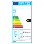 Miele H2861 BP gray energy label