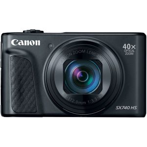 מצלמה ‏קומפקטית Canon PowerShot SX740 HS קנון בשפה עברית בצבע שחור