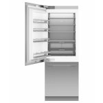 מקרר משולב מקפיא אינטגרלי פישר פייקל Fisher & Paykel דגם RS7621WLUE1 ציר שמאל