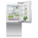 מקרר משולב מקפיא אינטגרלי פישר פייקל Fisher & Paykel דגם RS9120WRJ2 ציר ימין