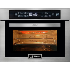 תנור בנוי קומפקטי משולב מיקרוגל kaiser EM 6307 R קייזר