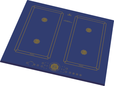 כיריים אינדוקציה kaiser KCT 6723 FI BluBE קייזר