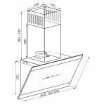 ⁦קולט אדים צמוד קיר kaiser AT 6410 F Eco קייזר⁩ – תמונה ⁦2⁩