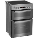 ‏תנור דו תאי משולב כיריים beko xdc663 בקו מתצוגה