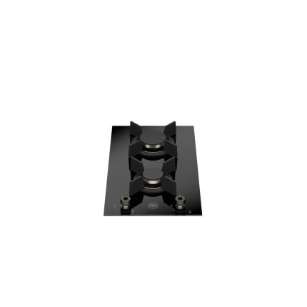 כיריים גז BERTAZZONI דגם P302PROGNE עם 2 מבערים על זכוכית שחורה