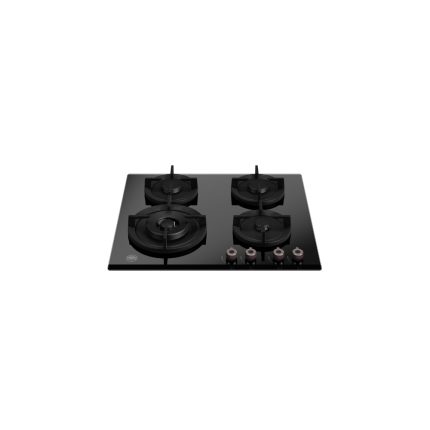 כיריים גז זכוכית שחורה Bertazzoni Professional 60 ס"מ עם מבערי מונובלוק