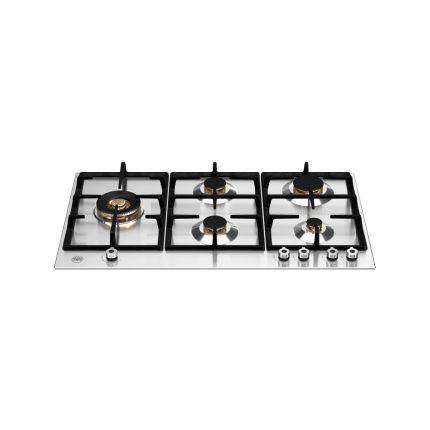 כיריים גז 90 ס"מ Bertazzoni P905LPROX עם ווק כפול נירוסטה