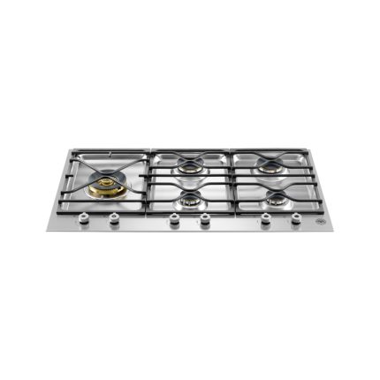 כיריים גז Bertazzoni PM365S0X 90 ס"מ עם 5 מבערים נירוסטה