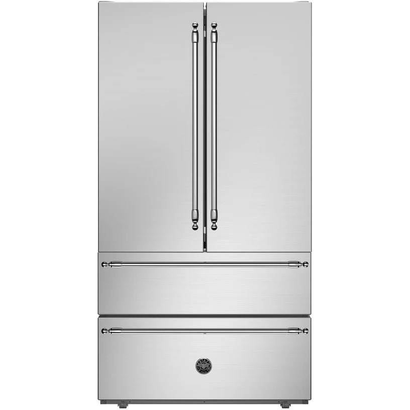 bertazzoni ref904ffnxtc product מקרר אמריקאי Bertazzoni REF904FFNXTC דלתות צרפתיות נירוסטה