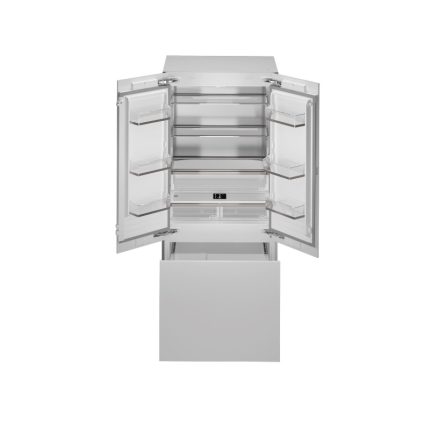 מקרר בילט אין Bertazzoni 90 ס"מ דלתות צרפתיות עם מכונת קרח