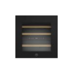 מקרר יין Bertazzoni 60 ס״מ זכוכית שחורה Push to Open