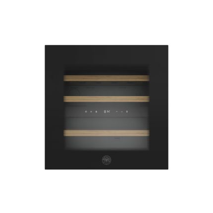 מקרר יין Bertazzoni 60 ס״מ זכוכית שחורה Push to Open