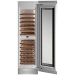 מקרר יין Bertazzoni WC605BRP2T בילד-אין 80 בקבוקים Panel Ready
