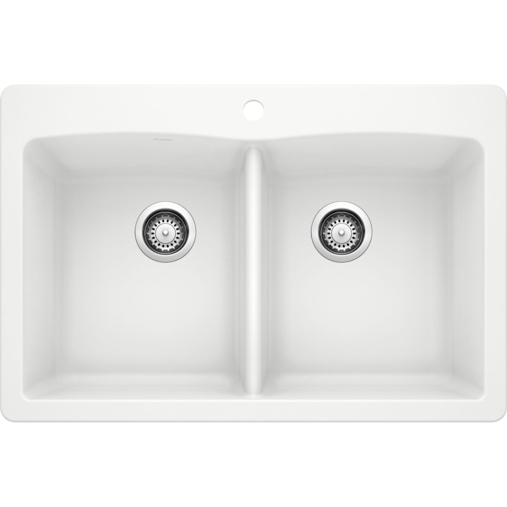 blanco diamond 210 product כיור מטבח BLANCO דיאמונד 210 כפול מסילגרניט לבן