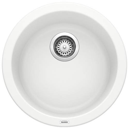 blanco rondo silgranit sink product כיור עגול BLANCO Rondo מסילגרניט לבן למטבח