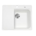 כיור מטבח BLANCO ויזן 110 סילגרניט לבן לארון 60 ס״מ