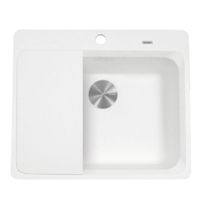כיור מטבח BLANCO ויזן 110 סילגרניט לבן לארון 60 ס״מ