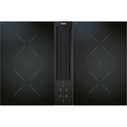 סט כיריים קרמיות דומינו BORA CKA2HB משולבות קולט אדים 77 ס"מ