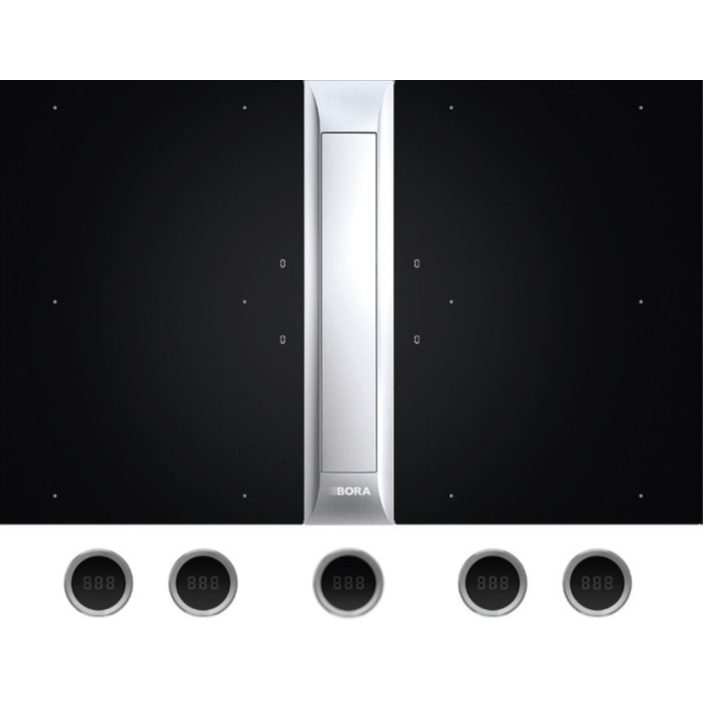 bora pkas3fi product כיריים אינדוקציה דומינו BORA PKAS3FI עם קולט אדים משולב