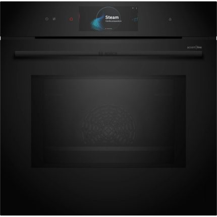 תנור בנוי Bosch HNG978QB1 סדרה 8 עם אדים ומיקרוגל שחור
