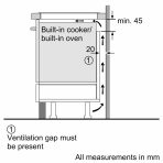 ⁦כיריים אינדוקציה Bosch סדרה 8 80 ס"מ דגם PXY890DV1E⁩ – תמונה ⁦3⁩