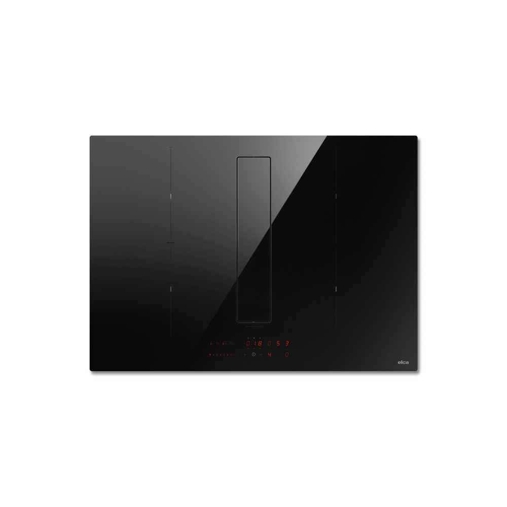 elica nikolatesla fit product כיריים אינדוקציה Elica NikolaTesla Fit זכוכית שחורה 72 ס״מ