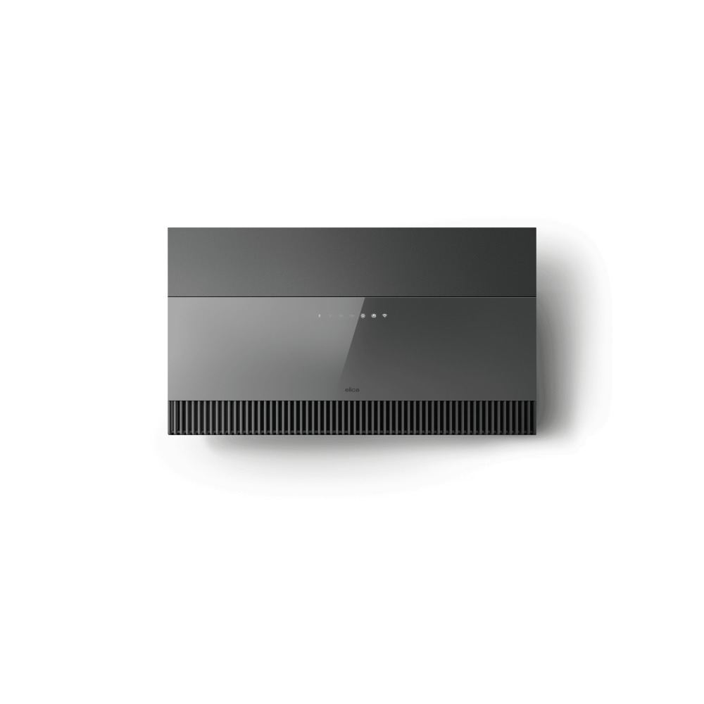 elica super plat product קולט אדים Elica Super Plat בזכוכית אפורה לתליה על קיר