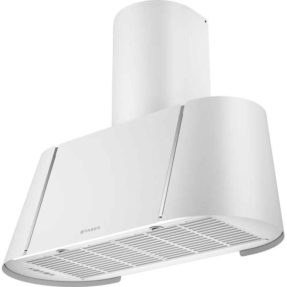 faber beat xl wall white matt f80 product קולט אדים קיר Faber BEAT XL WALL WHITE MATT F80 לבן מט