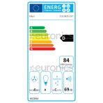 ⁦קולט אדים מובנה Faber FLEXA NG GLASS LUX BK A60 דגם 315.0635.137⁩ – תמונה ⁦2⁩