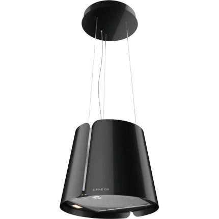 קולט אדים תלוי Faber HOOD BEAT BK GLOSS F45/2 שחור מט 45 ס"מ