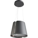 קולט אדים תלוי Faber HOOD BEAT DG MATT F45/2 גימור אפור כהה מט 45 ס"מ