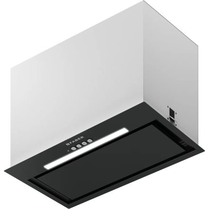 קולט אדים מובנה Faber INKA LUX EVO BK MATT A52 שחור מט 52 ס"מ