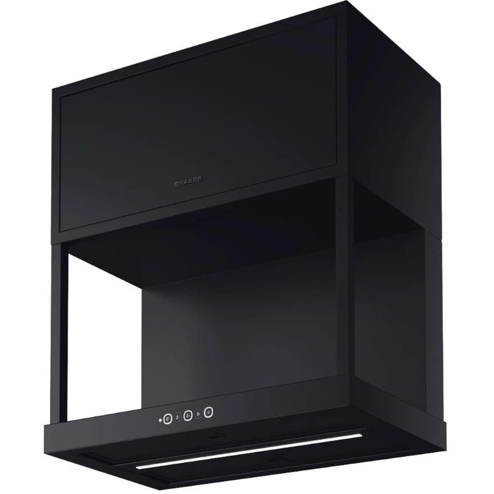 faber modular extractor f60 bk matt product קולט אדים תלוי קיר Faber MODULAR-EXTRACTOR-F60-BK-MATT שחור מט 60 ס"מ