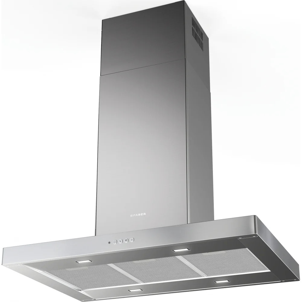 faber stilo comfort isola x a90 2 product קולט אדים לאי מטבח Faber STILO COMFORT ISOLA X A90/2 נירוסטה 90 ס"מ