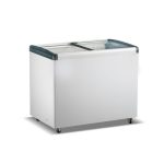 מקפיא מקרר שוכב FAYNAMELI RF-417PG עם מכסה זכוכית