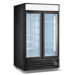 מקפיא עומד ויטרינה תעשייתי FAYNAMELI RF-870PFR עם 2 דלתות זכוכית
