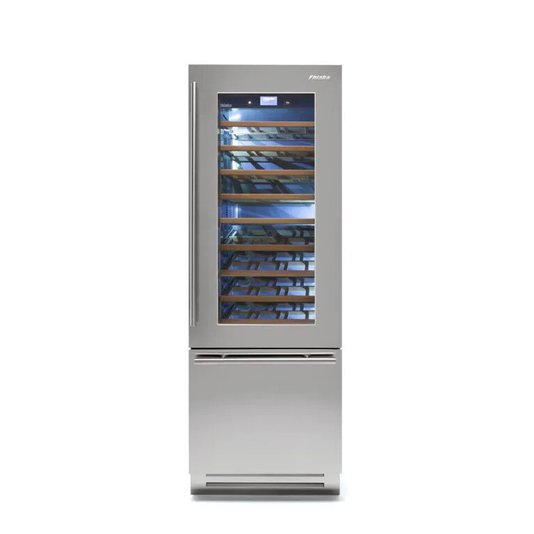 fhiaba classic ks750twt product מקרר יין Fhiaba Classic KS750TWT נירוסטה 72 בקבוקים