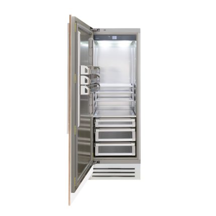 מקרר אינטגרלי Fhiaba S750FR3 נירוסטה עם דלת פנל מותאם אישית