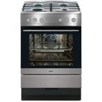 תנור אפייה משולב כיריים גז Gram דגם GK 3610-90 BX נפח 65 ליטר