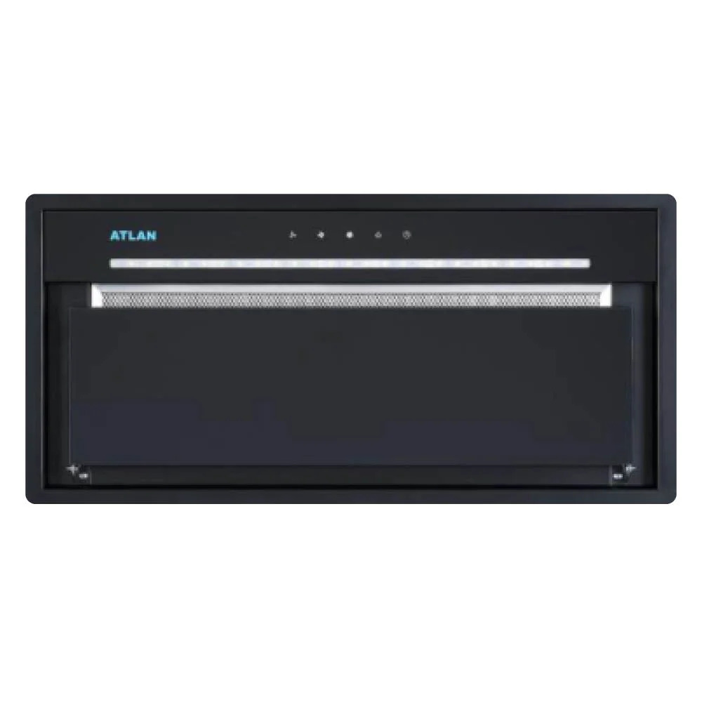 juno cg68b252 product קולט אדים אינטגרלי JUNO CG68B252 זכוכית שחורה 52 ס"מ