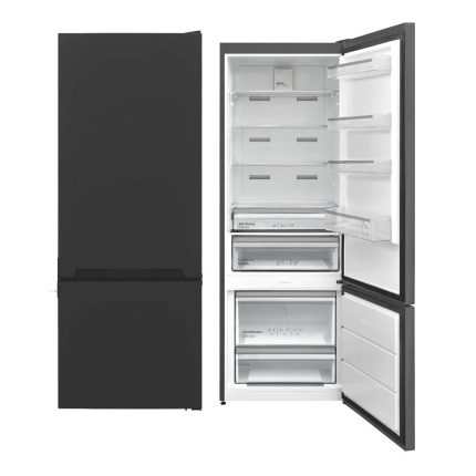 מקרר JUNO דגם JNF375FSBL שחור גבוה עם NO FROST