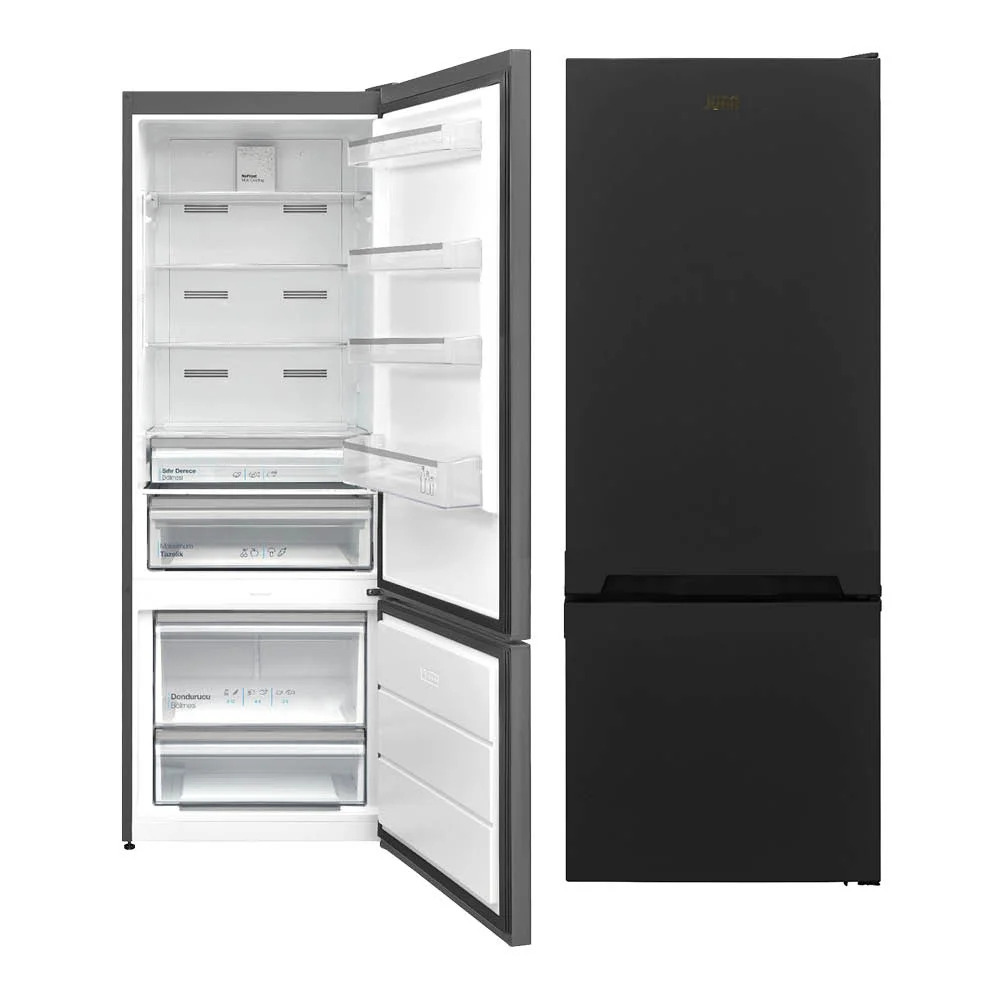 juno jnf455fsix stainless steel product מקרר JUNO JNF455FSIX נירוסטה 70 ס"מ עם מערכת NO FROST
