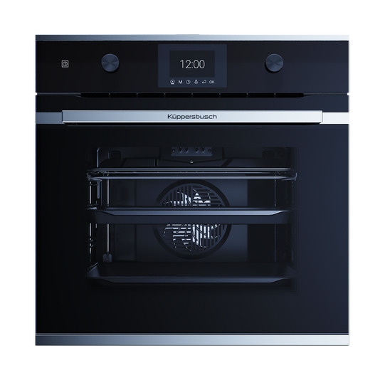 kuppersbusch bp6350 0s product תנור אפיה Küppersbusch BP6350.0S פירוליטי עם מסך TFT